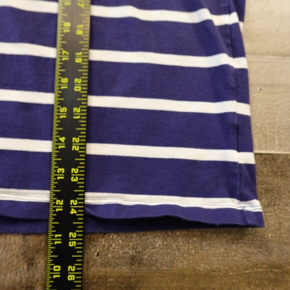 Vineyard Vines for Target Striped Polo Shirt Men’s Large Navy Blue White Whale - Picture 5 of 8